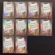 🦄DF 2025 TOPPS CHROME DEADPOOL WELL YOU GOT NOTHING TO SAY FULL SET LOT10