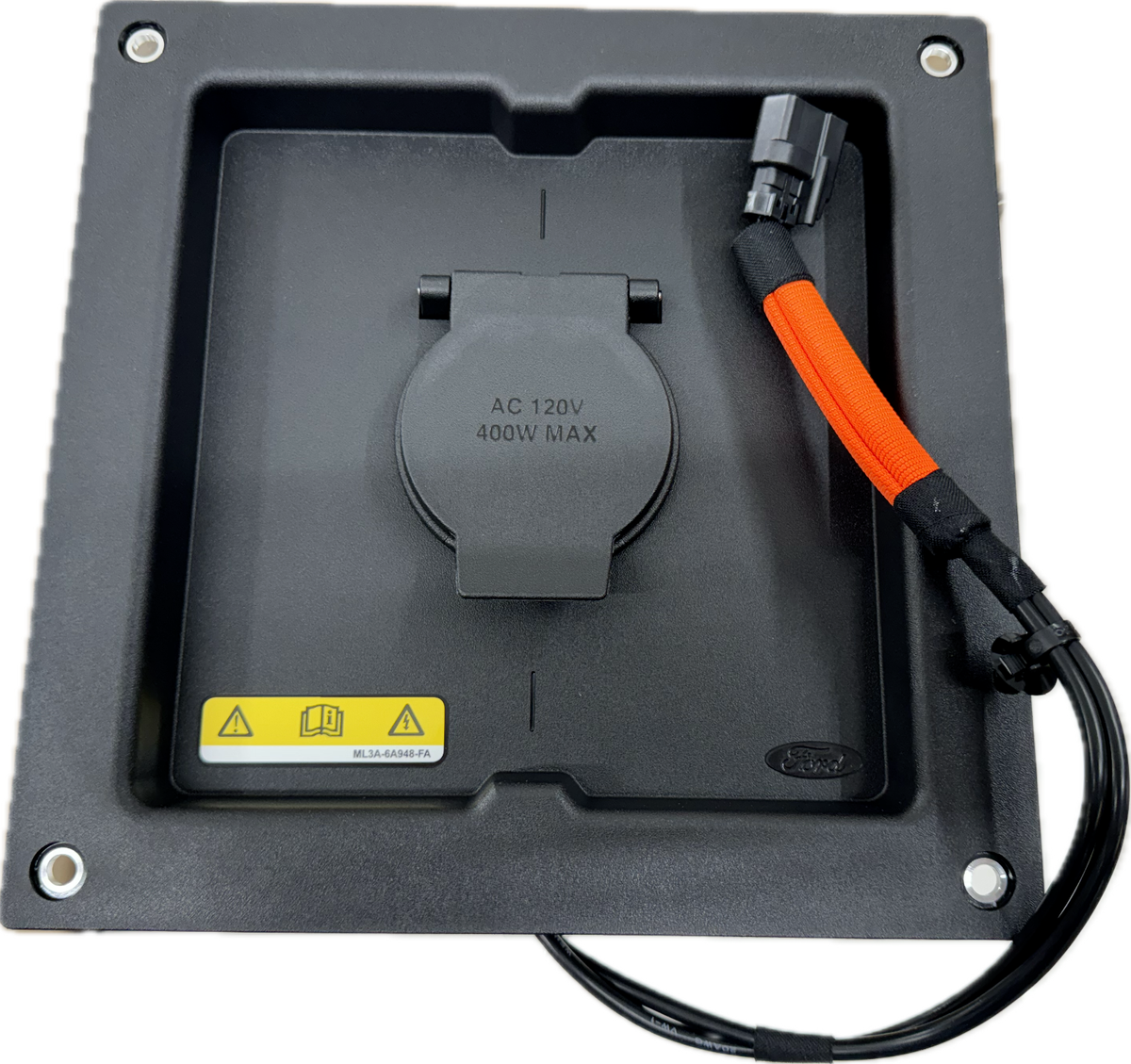 Genuine Ford F-150 Truck Bed Voltage Power Socket Panel (2021-2026