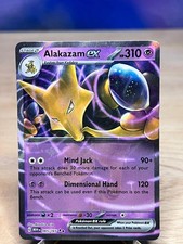 151 Alakazam ex 065/165 Double Rare Pokemon NM/M