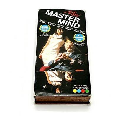 Mini Master Mind Travel Pocket Game 1972 Sealed Pegs Multi Language Instructions