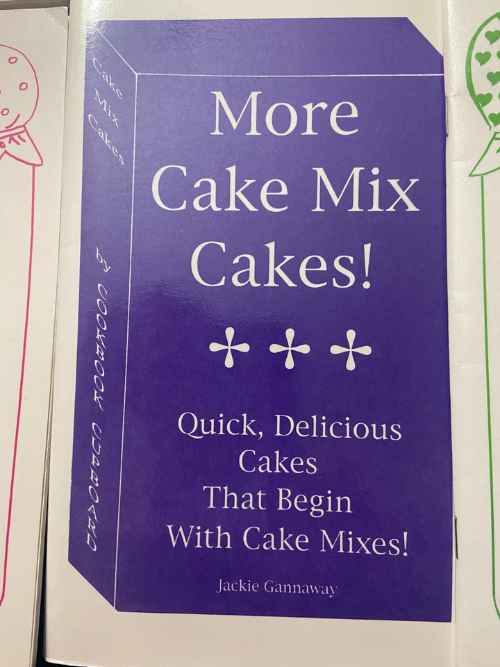 Jackie Gannaway Pamphlet Booklets Set of 6 Cookies, Frosted Cookie, Cake - Image 3 of 4