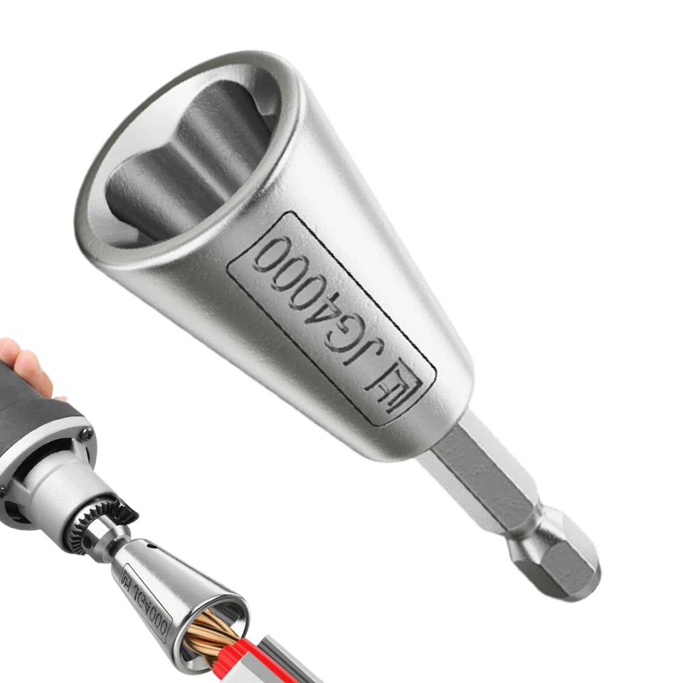 Herramienta de torsión pelacables taladro eléctrico pelacables cable tuerca twisters Foto 3 de 4