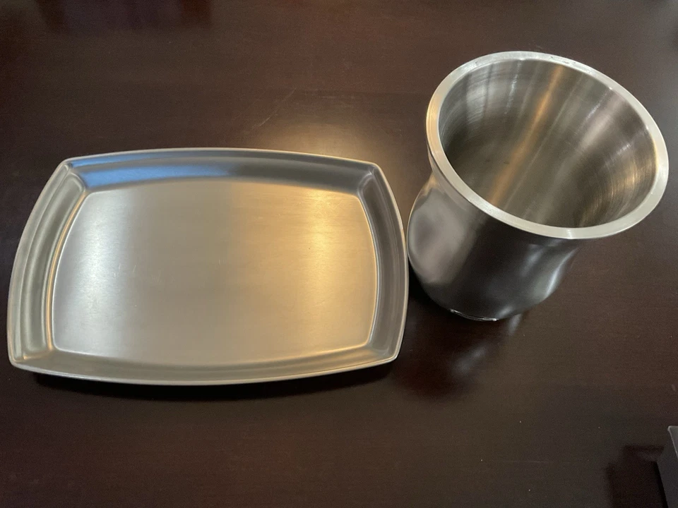 Juego de servir Calphalon 2 piezas de acero inoxidable - Ver fotos - Muy pesado y de calidad Foto 3 de 4