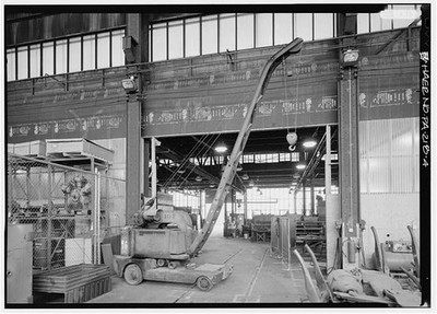 4. 3-TON ELWELL-PARKER CRANE, IN ERECTING SHOP, FACING EAST - Monongahela