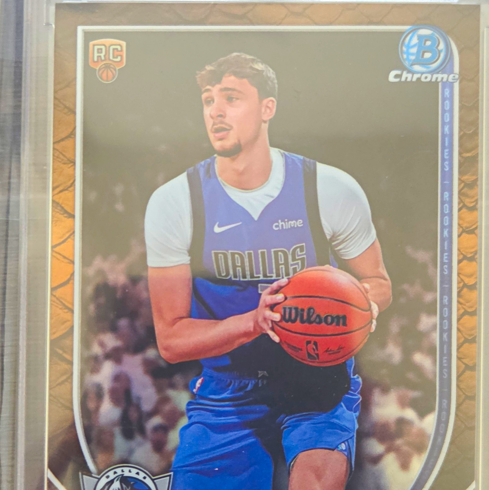 Topps 2025 Bowman Chrome Cooper Flagg Rookie Reptilian BCV-1 Dallas Mavericks