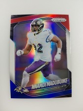 2025 Panini Prizm - Justin Madubuike #22 Red White & Blue Prizm
