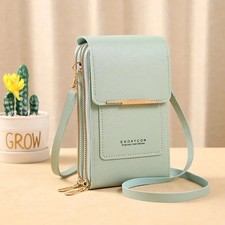 Women Touch Screen Cell Phone Bag Crossbody Shoulder Pouch Purse Wallet Key Case