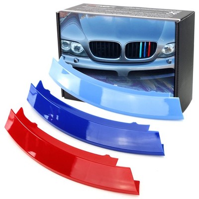 ///M-Color Grille Insert Trims For 2004-2006 BMW E53 X5 w/ 7 Beam Kidney Grill