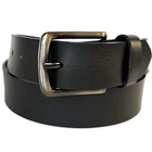 Men's Genuine Buffalo FULL GRAIN Thick Leather Heavy Duty Belt 1.5" width