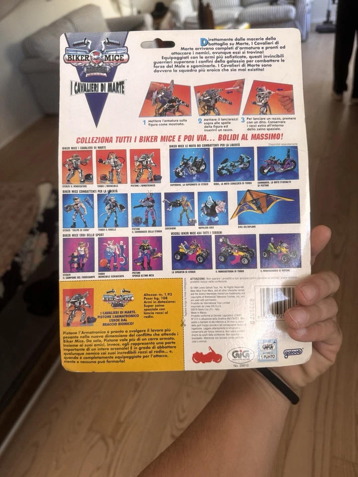 Biker Mice from Mars Armatron Modo Biker Knights Galoob GIG - NIB - Immagine 3 di 4