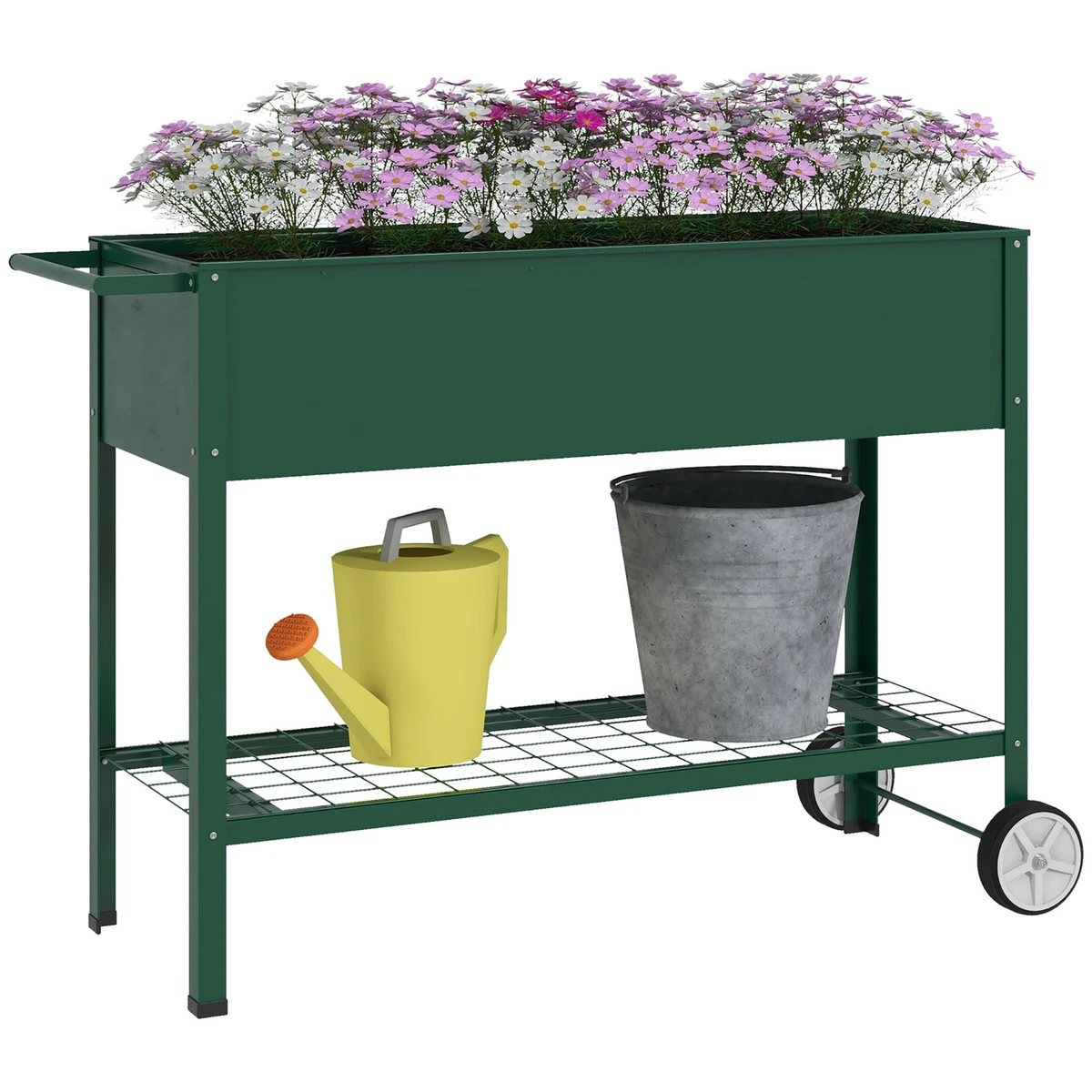 Fioriera In Metallo Tonda &ndash; Vaso Perfetto Per Piante Grasse E Succulente, Da Interno O Esterno, Stile Giardino Chic