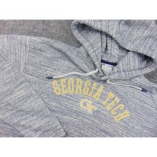 Georgia Tech Yellow Jackets Hoodie Mens Large Champion Jacket Sweater