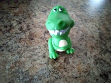 Friendly Looking Green Dinosaur Keychain T-REX