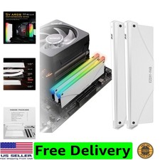5V ARGB Memory RAM Cooler DDR Heatsink for DIY PC Game MOD - White Compatible...
