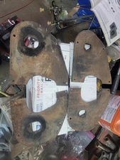 1953 to 1956 FORD TRUCK PICK UP STEERING COLUMN FLOOR COVER PLATE F100