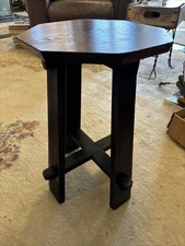 Antique Arts And Crafts Style Occasional Side Table Craftsman Style 1900