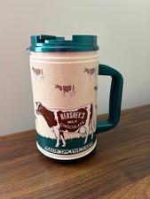 Vintage Hershey's Milk Chocolate Thermos Cup with Cows, Whirley, Made in the USA