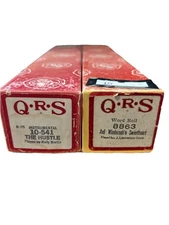 Lot of 2 QRS Player Piano Rolls /8863 10-541 The Hustle Auf Wiedersehen C