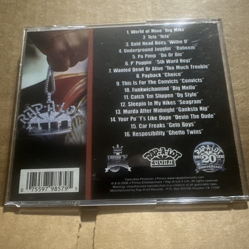 Rap-A-Lot - Steeets Classics Vol 1 Big Mike Devin The Dude Willie D Do Or Die - Bild 4 von 8
