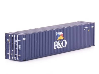 MU N-C20177 - Container 45ft P&O blue  - magnetisch - Spur N - NEU