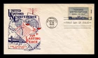 DR JIM STAMPS US COVER UNITED NATIONS CONFERENCE FDC SCOTT 928 KNAPP FLEETWOOD