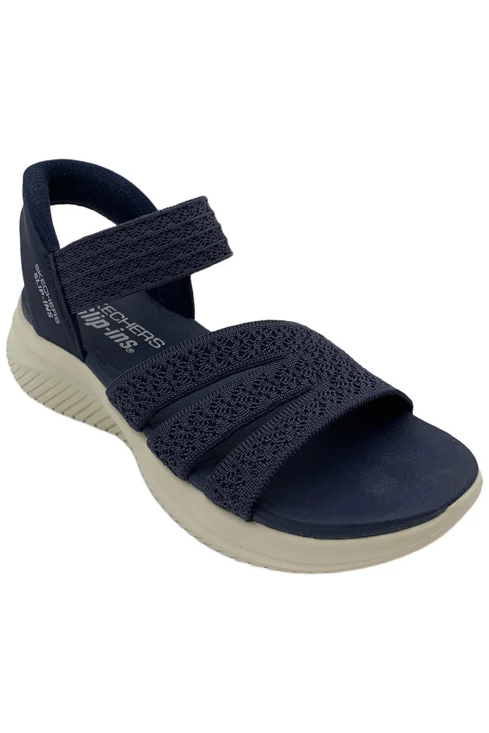 Skechers Women's Slip-ins Washable Knit Ultra Flex 3.0 Sandals Navy