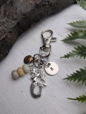 Personalized Mermaid Purse Charm / Keychain / Beach Bag Charm