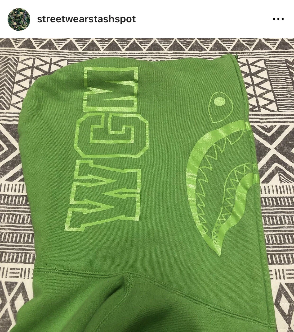 A BATHING APE (BAPE) Felpa con cappuccio e zip intera A Bathing Ape Bape Shark taglia extra large