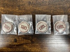 Lot of 4 Vintage TAB Bottle Cap  Coca Cola Sanford North Carolina Cork Unused