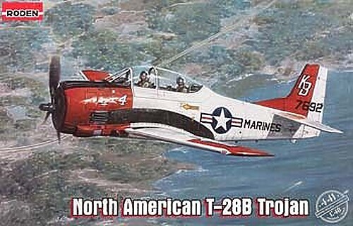 航空機・ヘリコプター RODEN North American T-28B Trojan North American T-28B Trojan 1/48 Roden