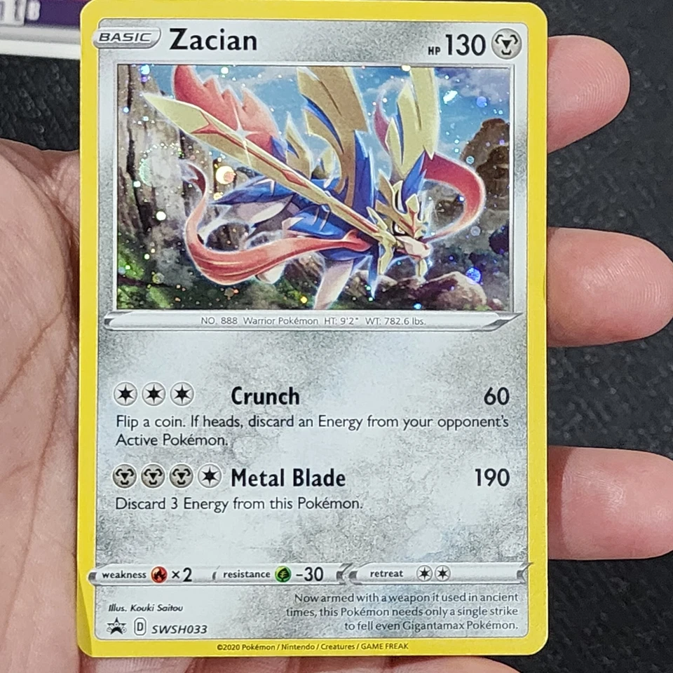 Pokemon Zacian SWSH033 SWSH: Sword & Shield Promo Cards Holo - Image 4 of 4