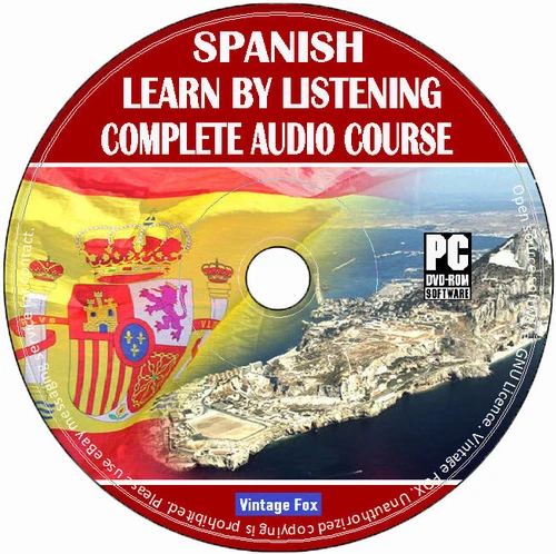 Spanish Language Course Learn By Listening From Beginners To Advance Audio CD+