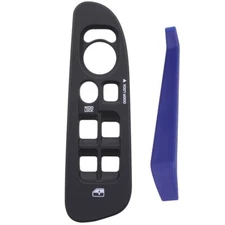 Window Switch Bezel Door Control Panel Cover Trim for 02-09 Dodge Ram 1500 Black