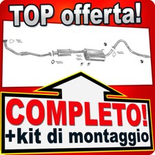 Scarico Completo per NISSAN TERRANO II 2.7 TD 4x4 LWB 1993-1999 +Tubo Marmitta