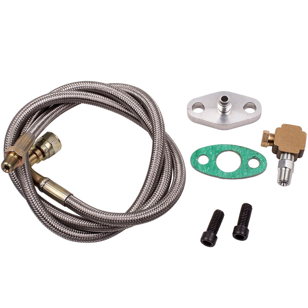 Sell Turbo Oil Feed Line T3 Kit T4 T60 T61 1/8 T70 PNT 90 Degree 41" In - Foto 5