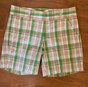 womens madras shorts