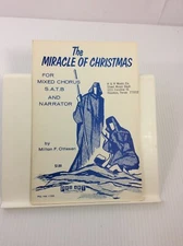 The Miracle of Christmas Milton Ottesen Choral Music Songbook SATB