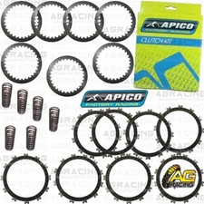 Apico Clutch Kit Steel Friction Plates & Springs For Suzuki RM 250 2006-2008