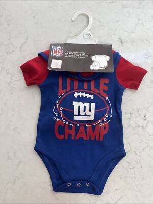 NFL New York Giants 0/3 months three-piece outfit new