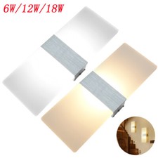 Modern LED Wandleuchte  6/12/18W Wandlampe Flur Strahler Up Down Innen Leuchte