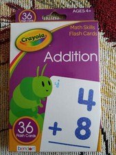 Crayola math skills flashcards ages 4 and up addition