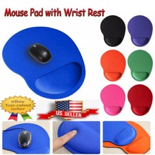 Computer Mouse Pad Wrist Rest Support Ergonomic Mat Non-slip Tablet PC Laptop