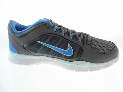 Nike Women Flex 643083 005 Cross Training Running Shoe Sneaker Gray Blue Size 6