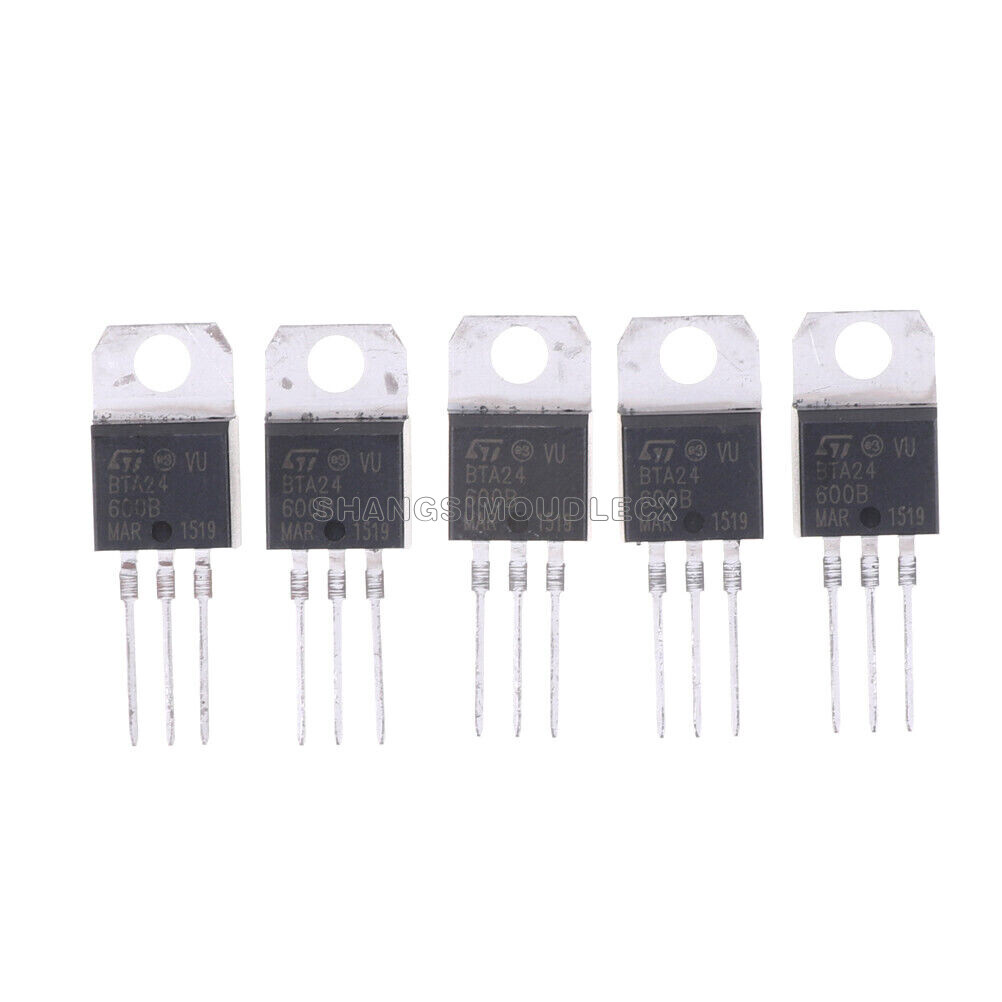 10Stks BTA24-600B BTA24 TRIAC 600V 25A TO-220AB NEW