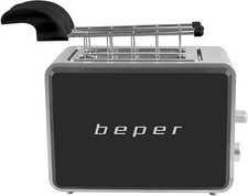 TOSTAPANE CON PINZE 750W BEPER CORPO ABS PINZE IN ACCIAIO IMPUGNATURA ERGONOMICA