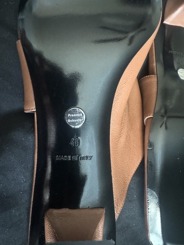 Authentic Proenza Schouler Asymmetrical Toe Sandals/Heels Women 40 Brown Leather - Bild 7 von 11