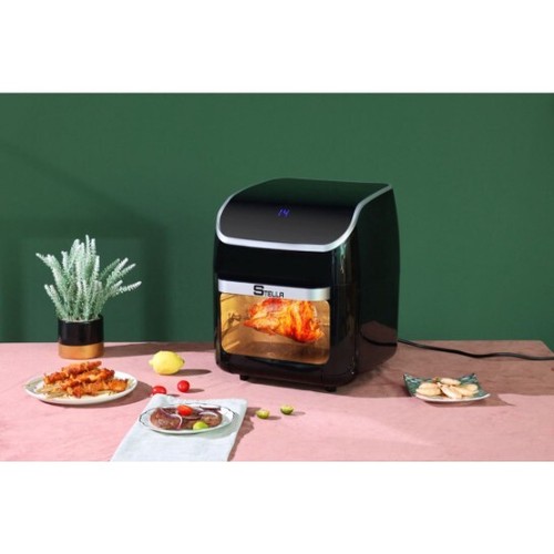Friggitrice ad aria 12 litri 1800W Forno Grill Touchscreen 10 funzioni cottura - Foto 10 di 14