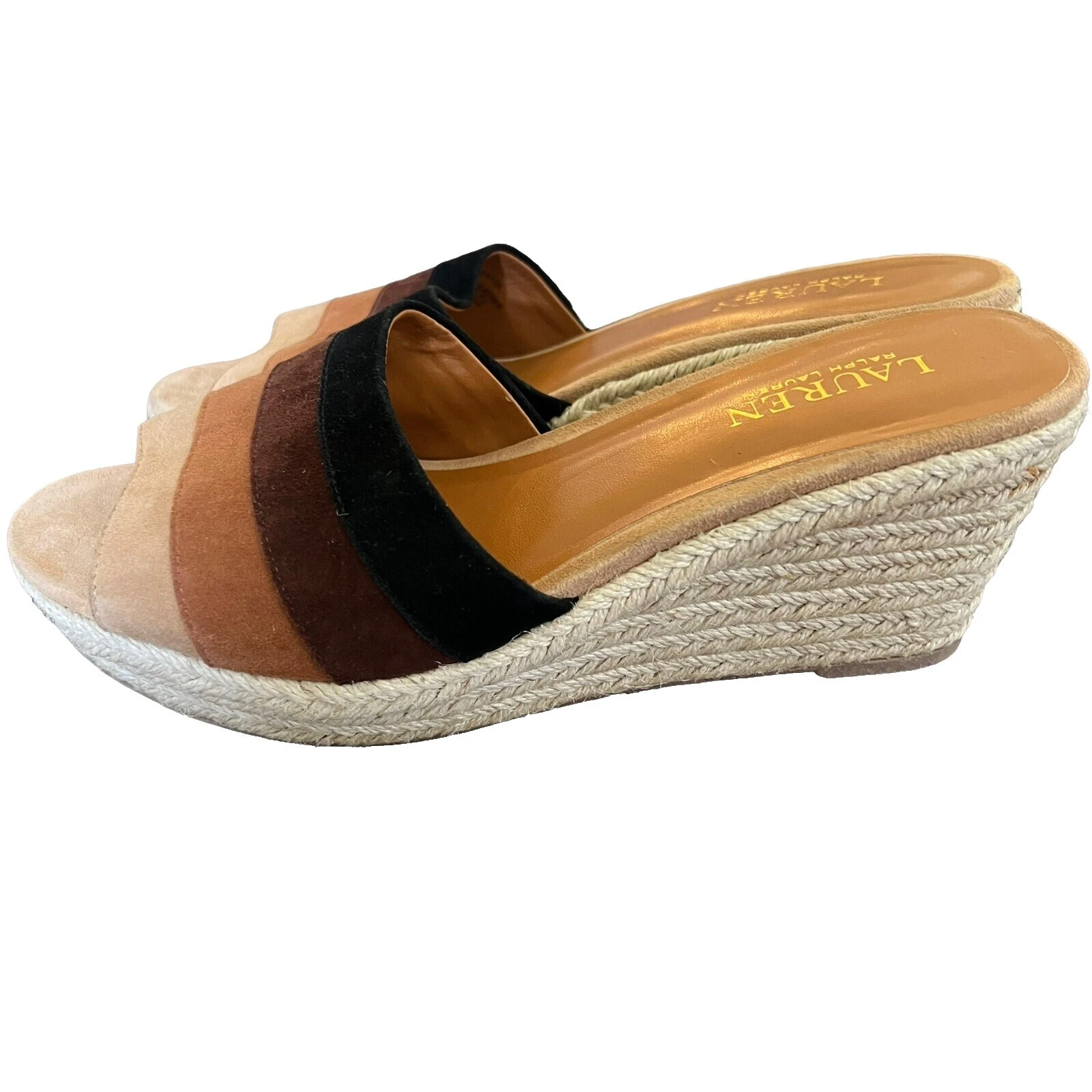 Ralph Lauren Suede Wedge Heels for Women