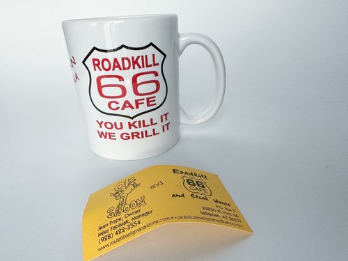 Route 66 Roadkill Cafe Kaffeebecher Vintage mit Seligman, Arizona - Bild 1 von 7