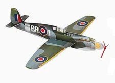 Super Marine Spitfire British WW2 Airplane Reproduction Foam Glider Toy